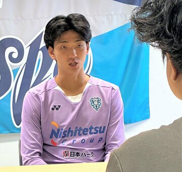 取材に応じたＭＦ前田快