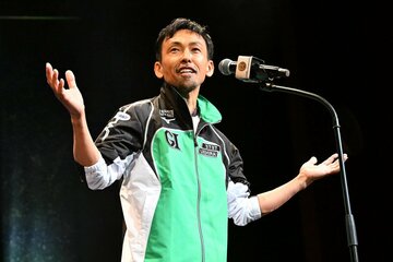 選手宣誓する上平真二