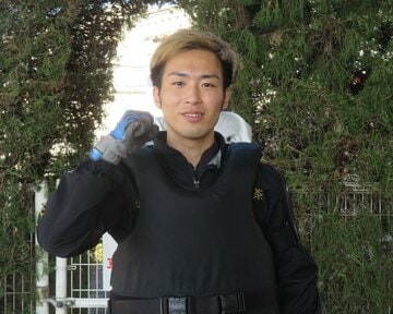 予選首位に立った松本純平