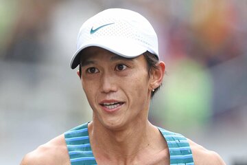 ２時間４分５５秒の日本新記録をたたき出した大迫傑