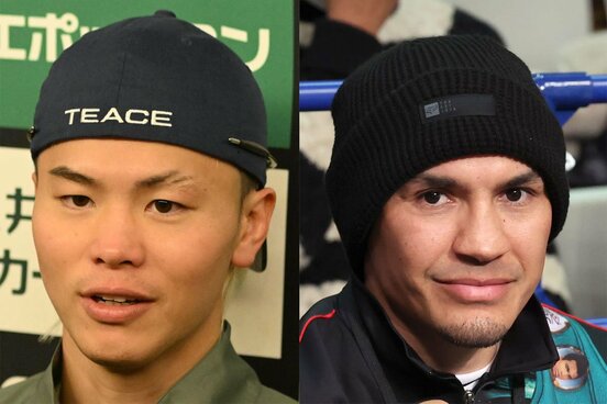 那須川天心（左）とフアンフランシスコ・エストラダ