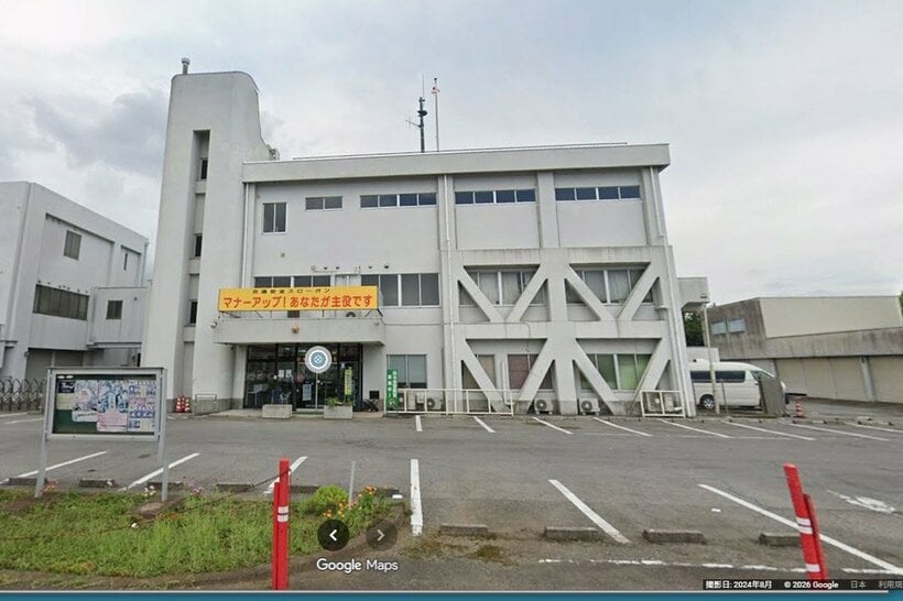 栃木県警下野警察署（Googleストリートビューから）