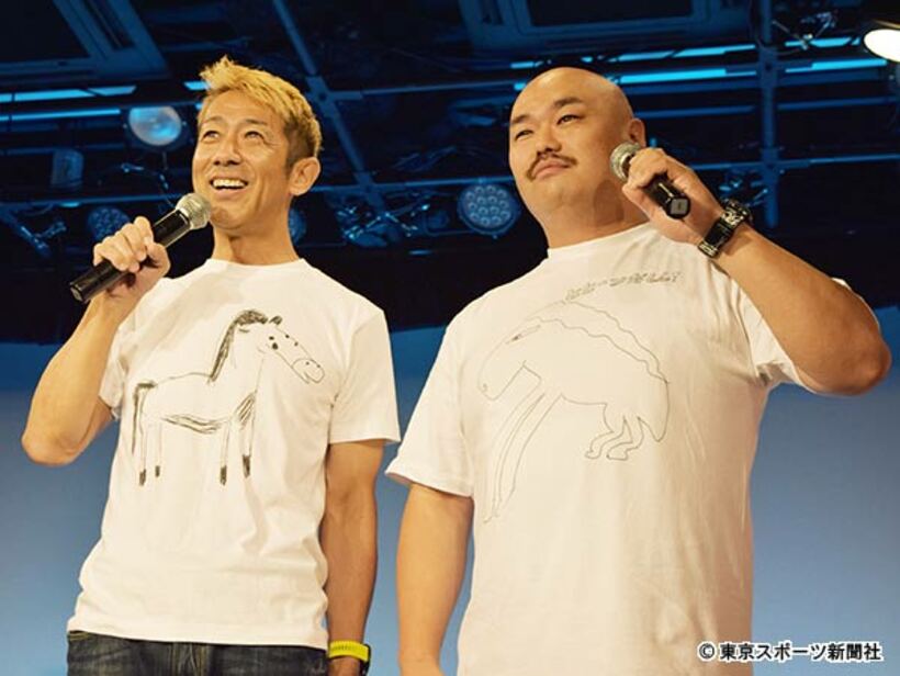  森脇健児（左）とクロちゃん