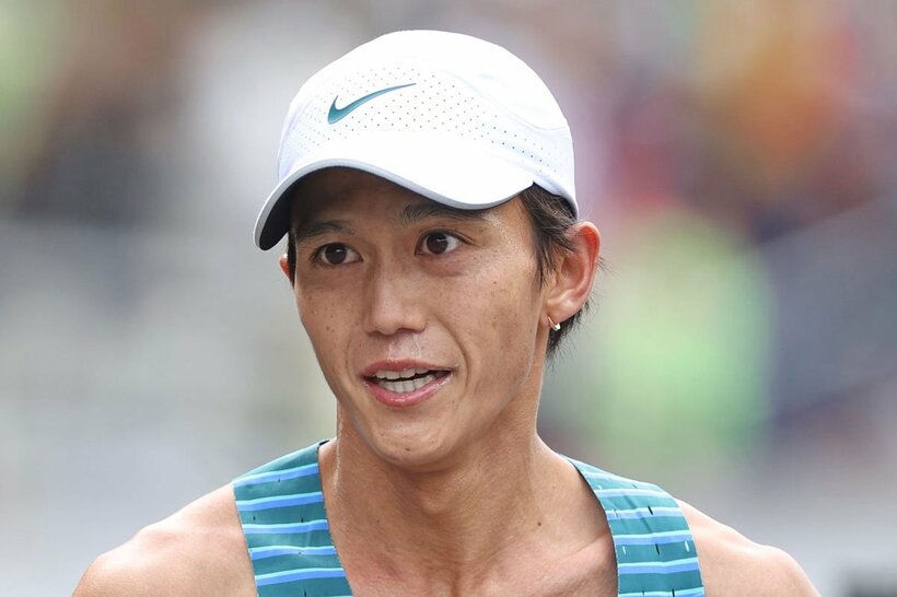 ２時間４分５５秒の日本新記録をたたき出した大迫傑