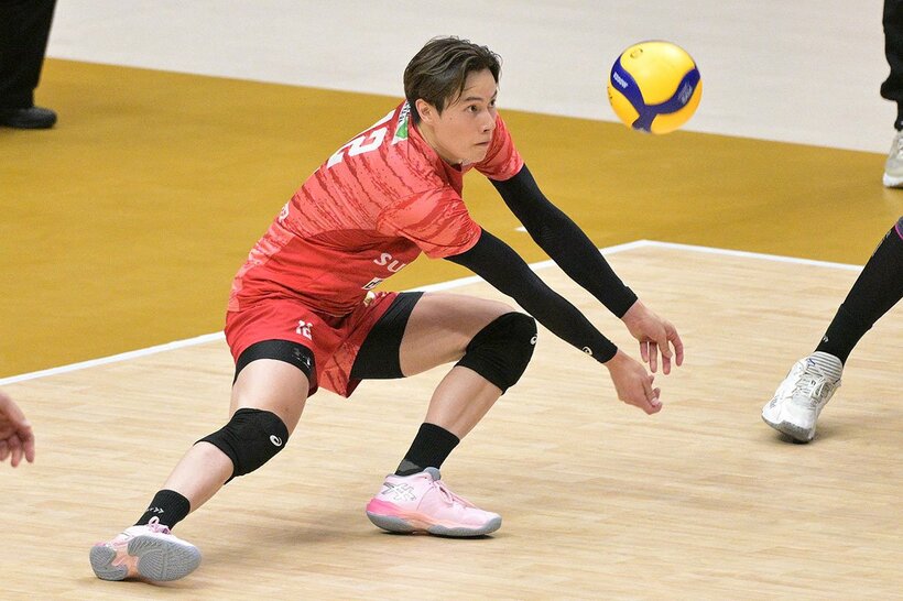 奮闘実らず、準優勝に終わったサントリー・高橋藍