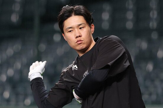 打撃力強化に取り組むソフトバンク・海野隆司