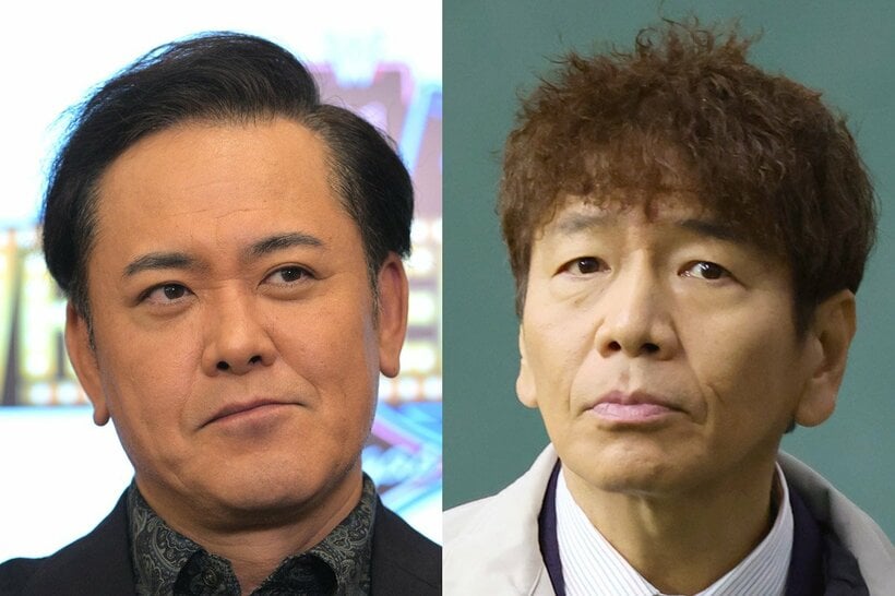 有田哲平(左)と上田晋也