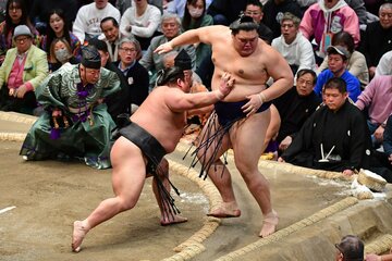 伯乃富士に完敗した大の里