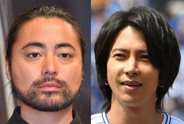  左から山田孝之、山下智久（東スポWeb）
