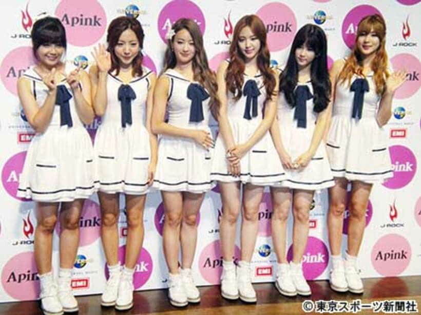 左からチョン・ウンジ、キム・ナムジュ、ユン・ボミ、ソン・ナウン、パク・チョロン、オ・ハヨン