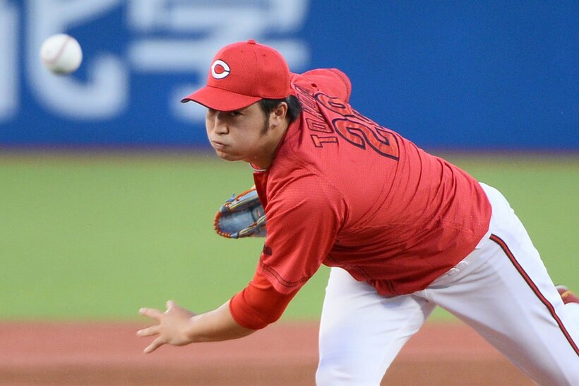 ４勝目を挙げた広島・床田寛樹