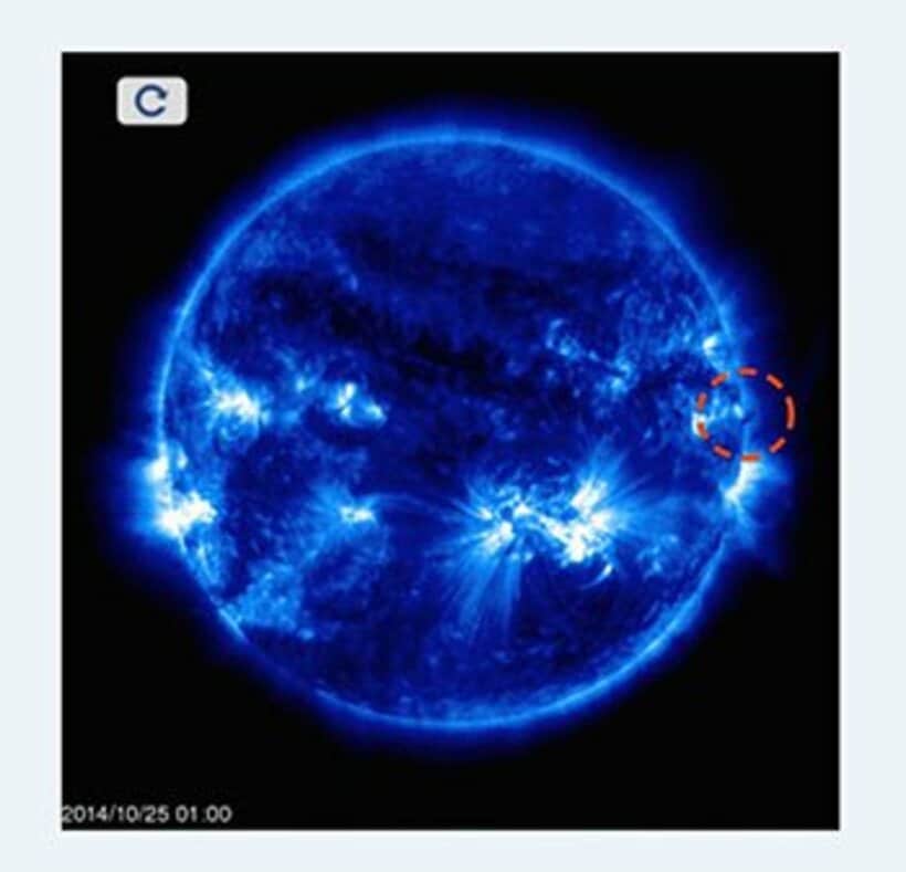NASAが撮影・公開した画像（インターネットから）