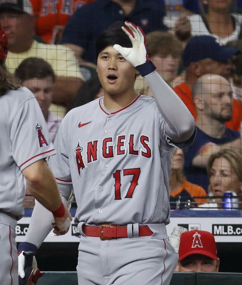  運気アップ間違いない⁉大谷（ロイター＝ＵＳＡ　ＴＯＤＡＹ　Ｓｐｏｒｔｓ）