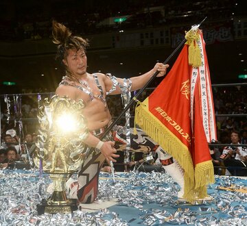  第２５回G１優勝した棚橋弘至（東スポWeb）