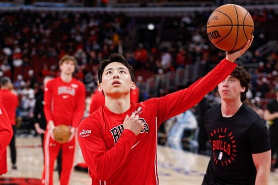 ブルズで活躍する河村勇輝（ロイター）