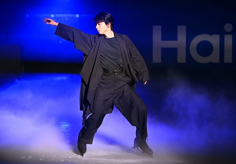 リンクに登場した羽生結弦