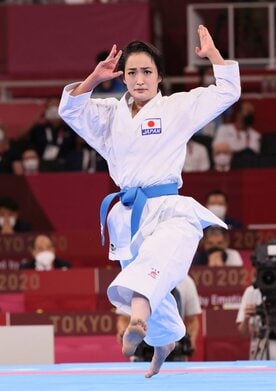  東京五輪で銀メダルを獲得した清水希容(東スポWeb)