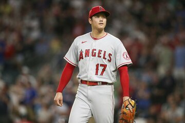  敵地でも大人気の大谷（ロイター＝USA　TODAY　Sports)