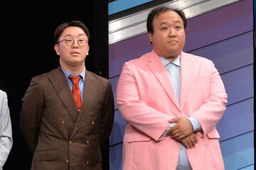 ママタルトの檜原洋平(左)と大鶴肥満