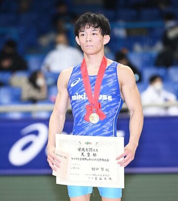 優勝を飾った樋口黎