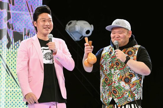 （左から）みやぞん、あらぽん