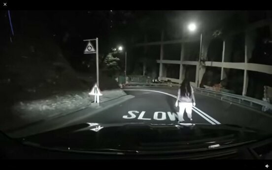 香港の幽霊騒動(フェイスブックグループ「車cam L(香港群組)」から)