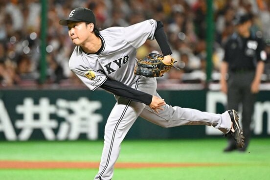 ８回無失点の好投を見せた巨人・山崎伊織