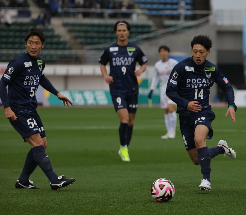 巻き返しが期待されるＪ２徳島の選手たち