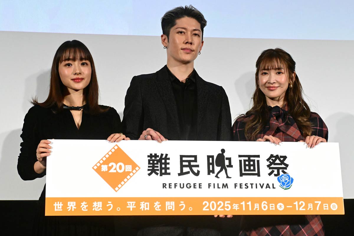 （左から）石原さとみ、ＭＩＹＡＶＩ、紗栄子