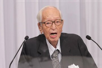 読売新聞グループ本社代表取締役の渡辺恒雄主筆（２０２２年＝代表撮影）