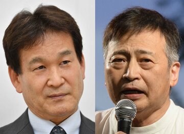  左から辛坊治郎氏、ラサール石井（東スポWeb）
