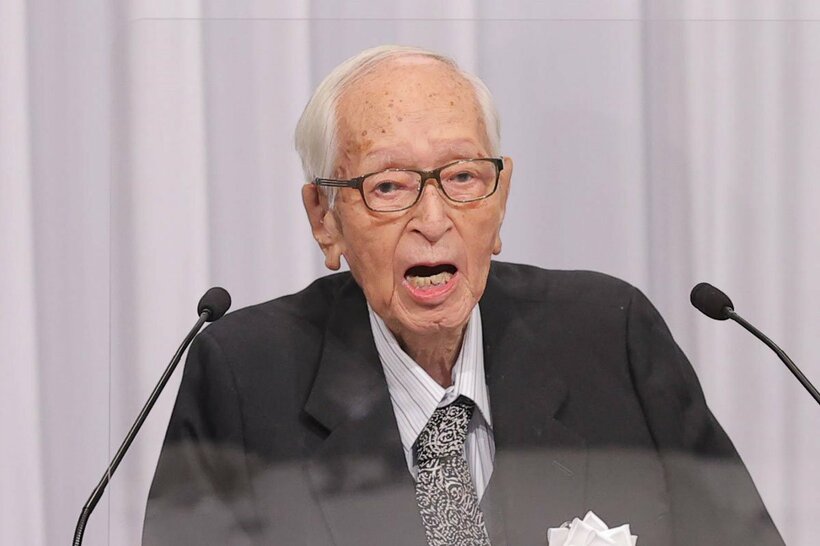 読売新聞グループ本社代表取締役の渡辺恒雄主筆（２０２２年＝代表撮影）