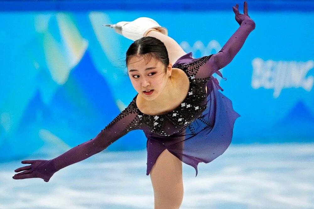 蘇翊鳴の恋人でフィギュアスケート選手の朱易(ロイター)