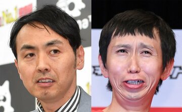  アンガールズの田中(左)と山根（東スポWeb）
