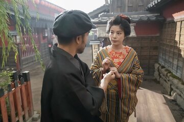 「ばけばけ」で遊女なみ役で出演中のさとうほなみ（オフィシャル提供写真）