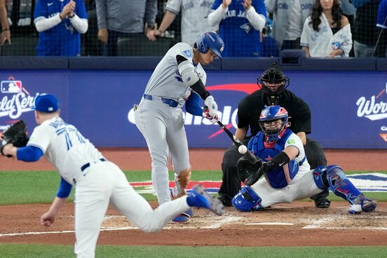 大谷相手に苦杯をなめたブルージェイズ（ロイター）