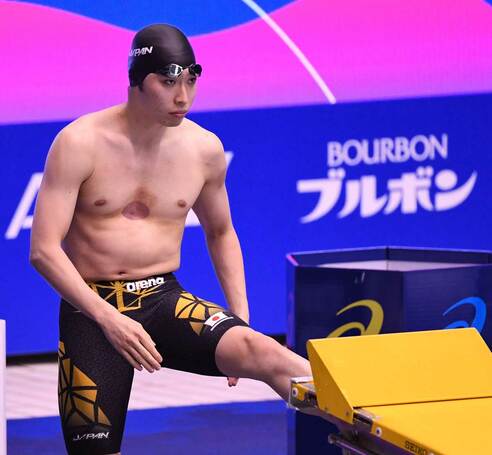 競泳ジャパンOP】萩野公介200M自由形B決勝で3位 “本命種目” に