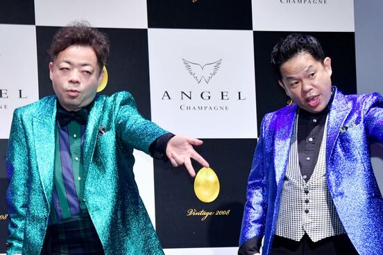 ダイアンのユースケ(左)と津田篤宏