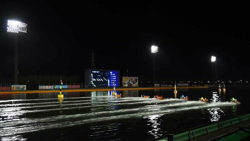  集団フライングが発生したボートレース若松