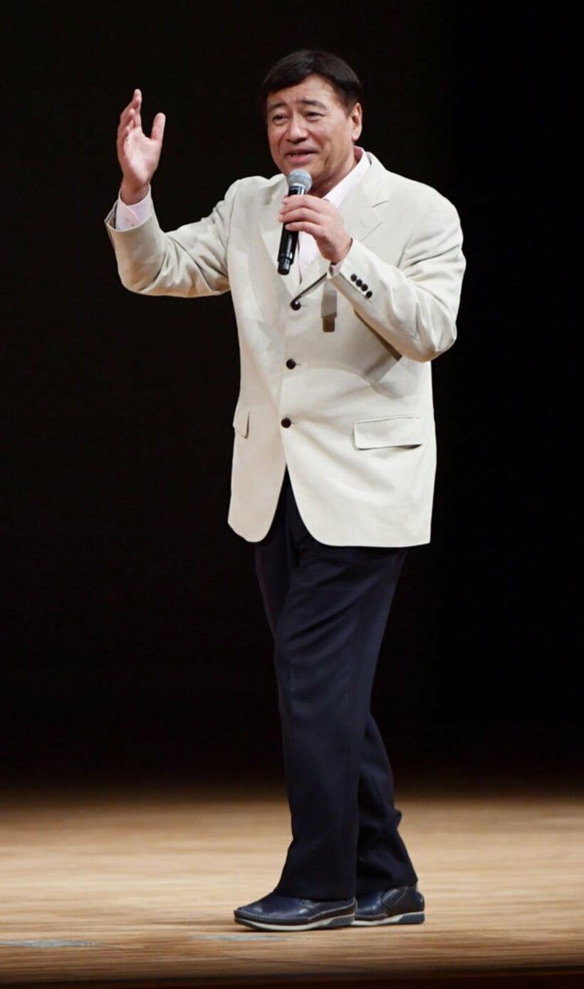  トークショーを行った石田社長