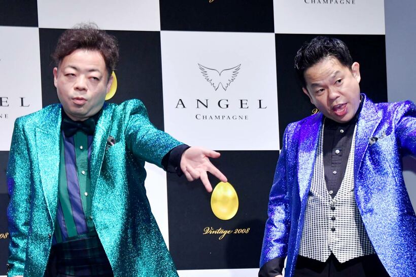 ダイアンのユースケ(左)と津田篤宏
