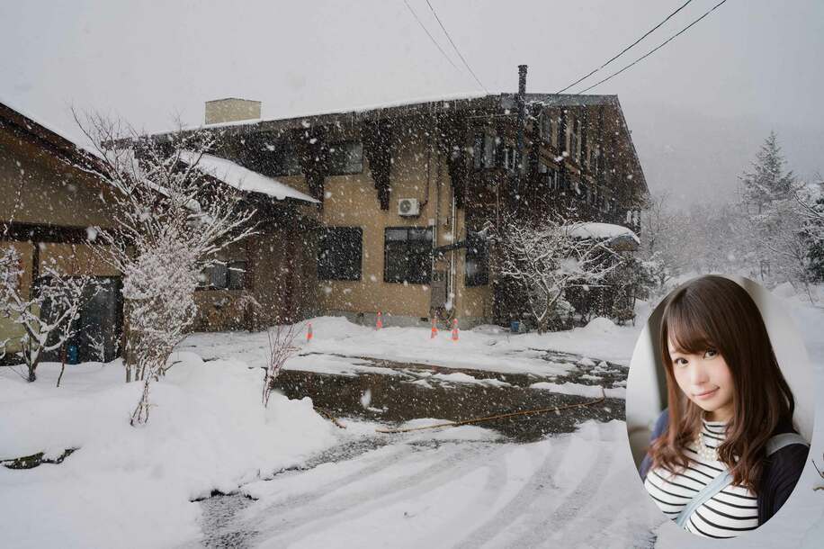 奥飛騨温泉郷・中尾温泉「まほろば」は雪の中