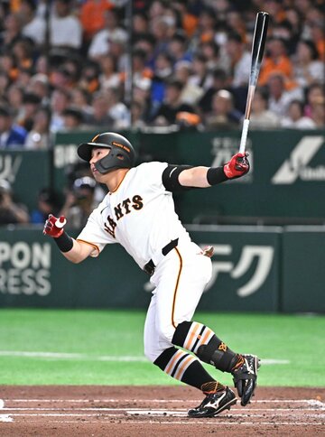 先制本塁打を放った浅野翔吾