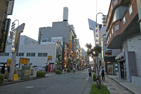 立川駅南口にある繁華街