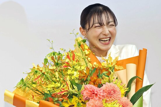 笑顔いっぱいの坂本