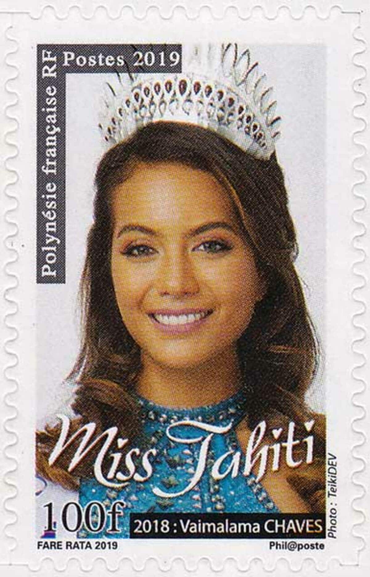 79694外国切手 フランス領ポリネシア発行 Heiva 4種揃 切手美人inザ・ワールド】2019年・フランス領ポリネシア ミス