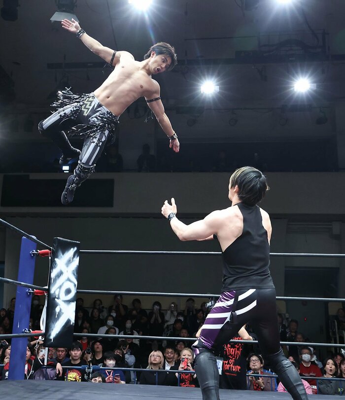 H.O.T興行で華麗な空中技も見せた武知海青(上)