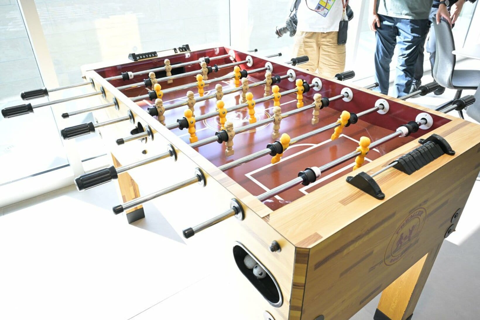 食堂に置かれたゲーム