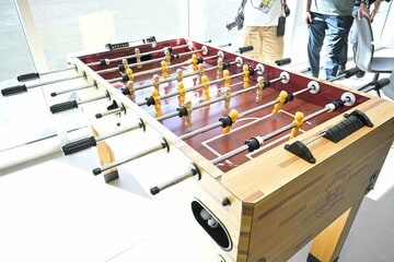 食堂に置かれたゲーム