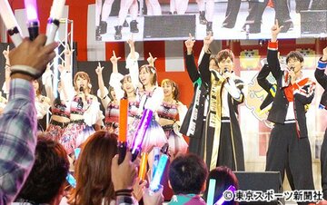  コラボライブを行った「ＳＫＥ４８」と「ボイメン」